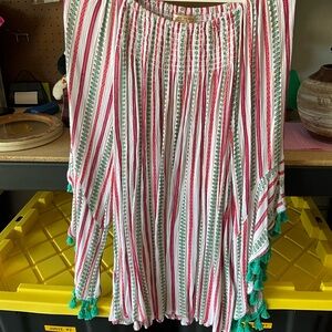 Studio West Multicolor Striped Apparel. Great sleeve detail. Large.